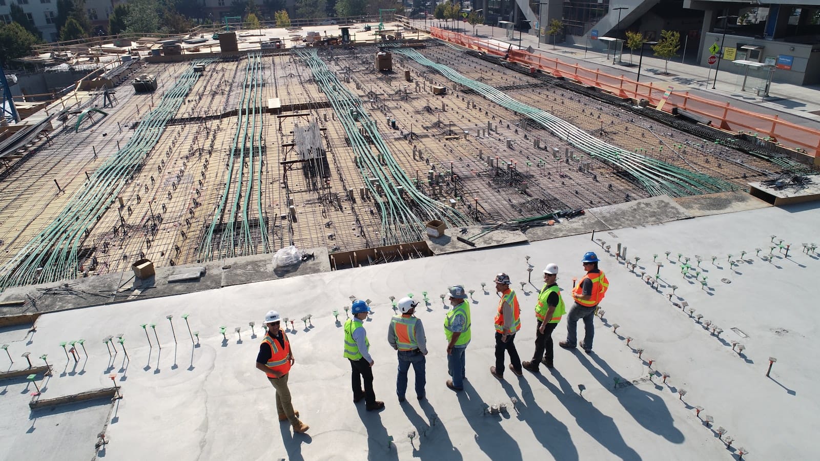 Willmeng Construction team on an active concrete jobsite