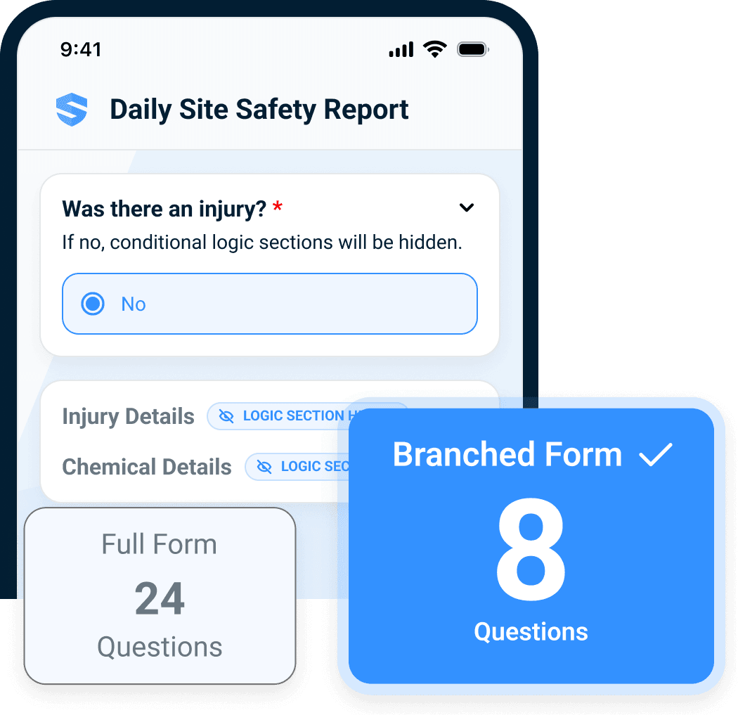 SALUS branched form compresses 24 questions to 8 for today's crew